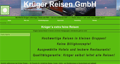 Desktop Screenshot of krueger-reisen-fn.de